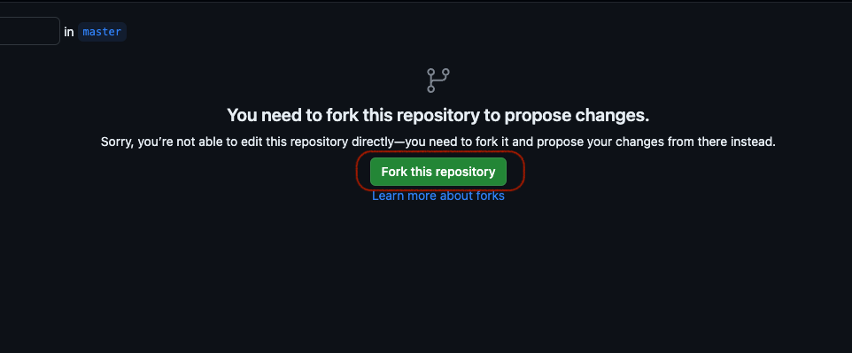 Fork Repo